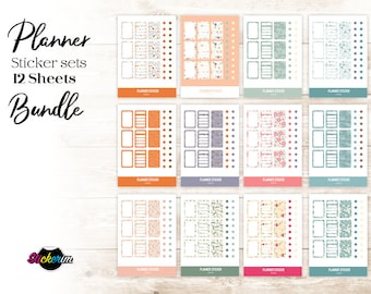 Bullet Journal multicolour Assignment Label Bundle