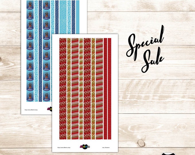 PRINTABLE- Christmas Washi Sticker