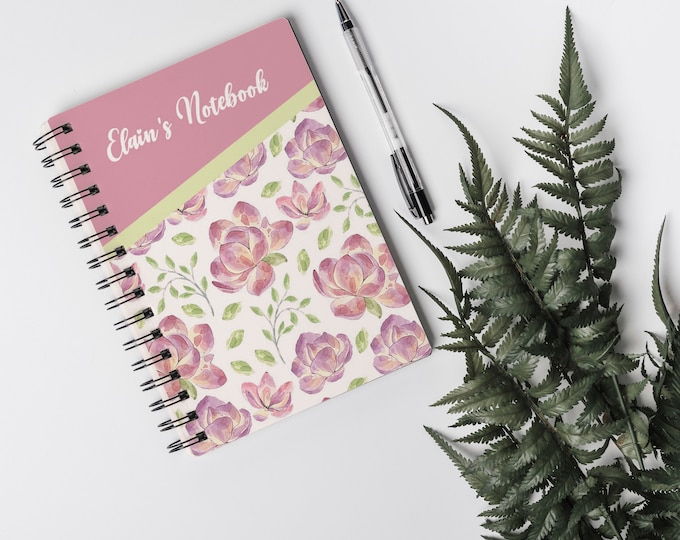 Spiral Personal Pink Notebook