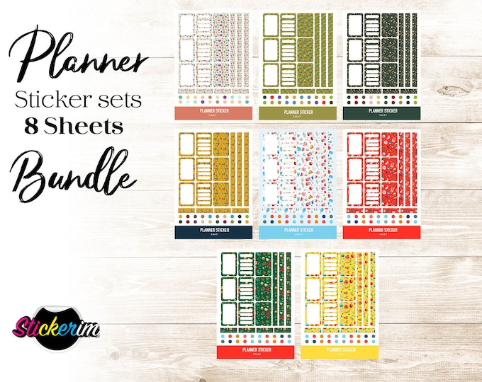 Christmas multicolored Assignment Label