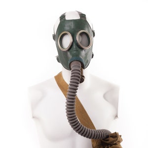 Cyber Gas Mask Gothic Accessoire Cyberpunk Futurewear LED UV Skull/&Bones