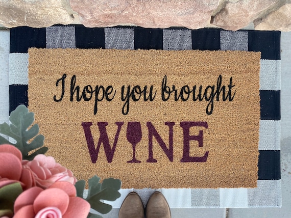 Door Mat- Wine