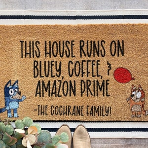 BLUEY doormat/ Bluey gift