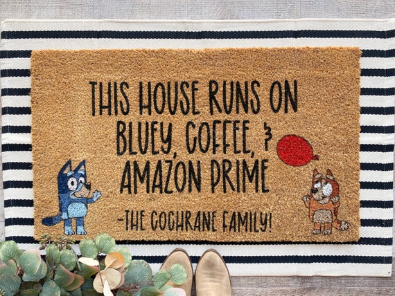 BLUEY doormat/ Bluey gift