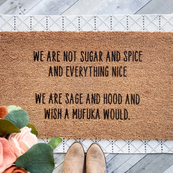 Sage and Hood Doormat