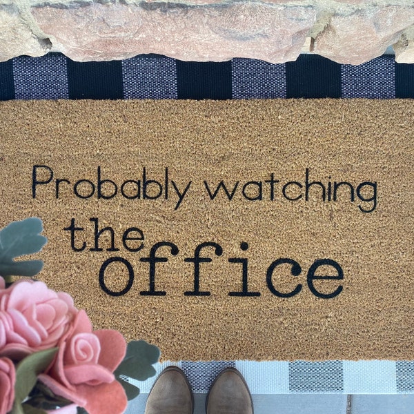 The Office Doormat Etsy