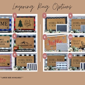 Layering Rug/ Rug/ Doormat rug