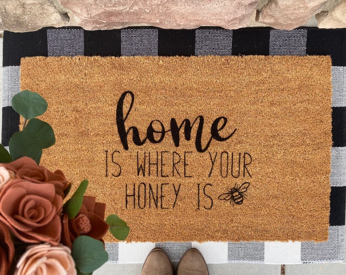 Home is where your honey is doormat