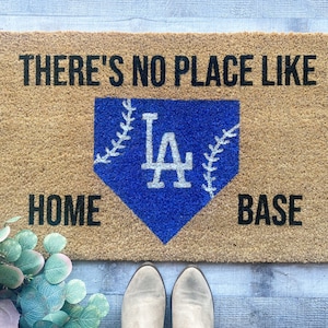 Baseball Doormat/Baseball gift/Dodgers/Dodgers gift/ dodgers fan
