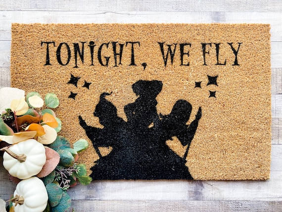 Hocus Pocus / Tonight we fly / Halloween doormat
