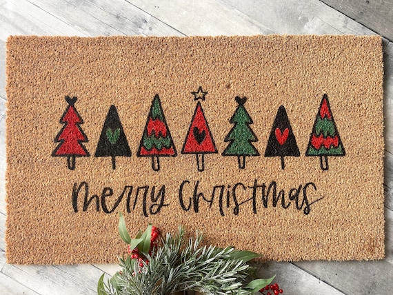 Christmas Tree Doormat