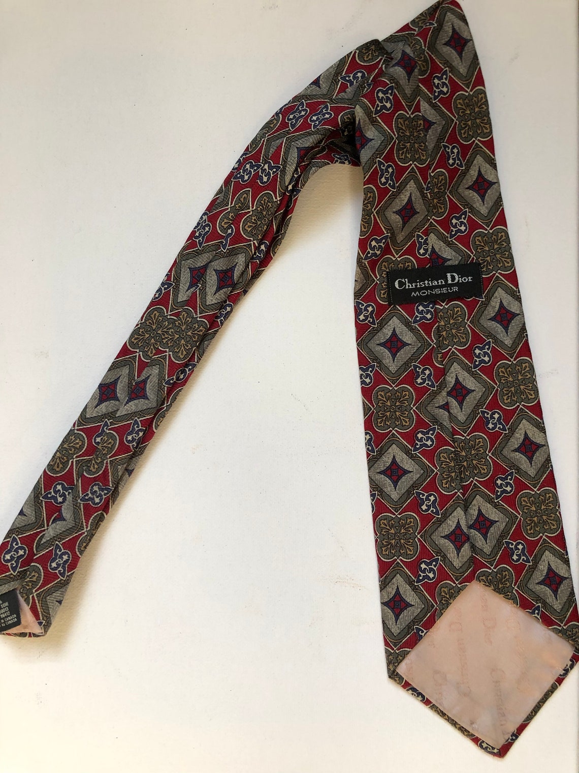 Authentic Vintage Christian Dior Men's tie Etsy