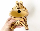 Vintage Native American Armadillo Offering Bowl Sculpture Native American Incense Bowl New Mexico Native American Pottery