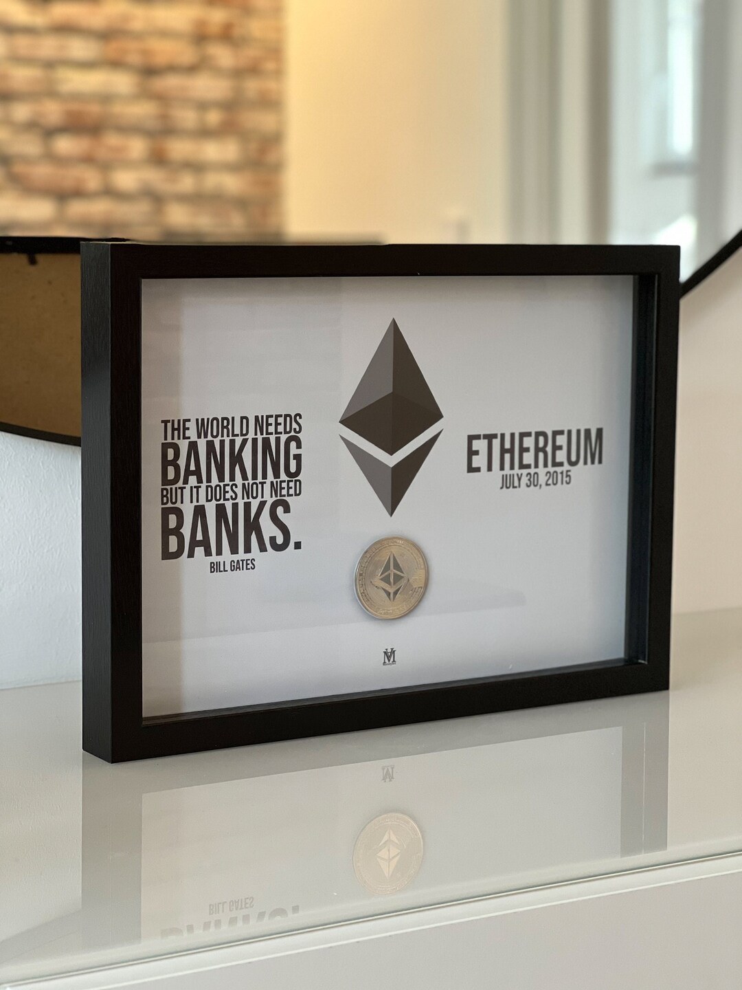 Ethereum Image Bill Gates Quote Decoration Office Decoration Crypto Poster  - Etsy Ireland