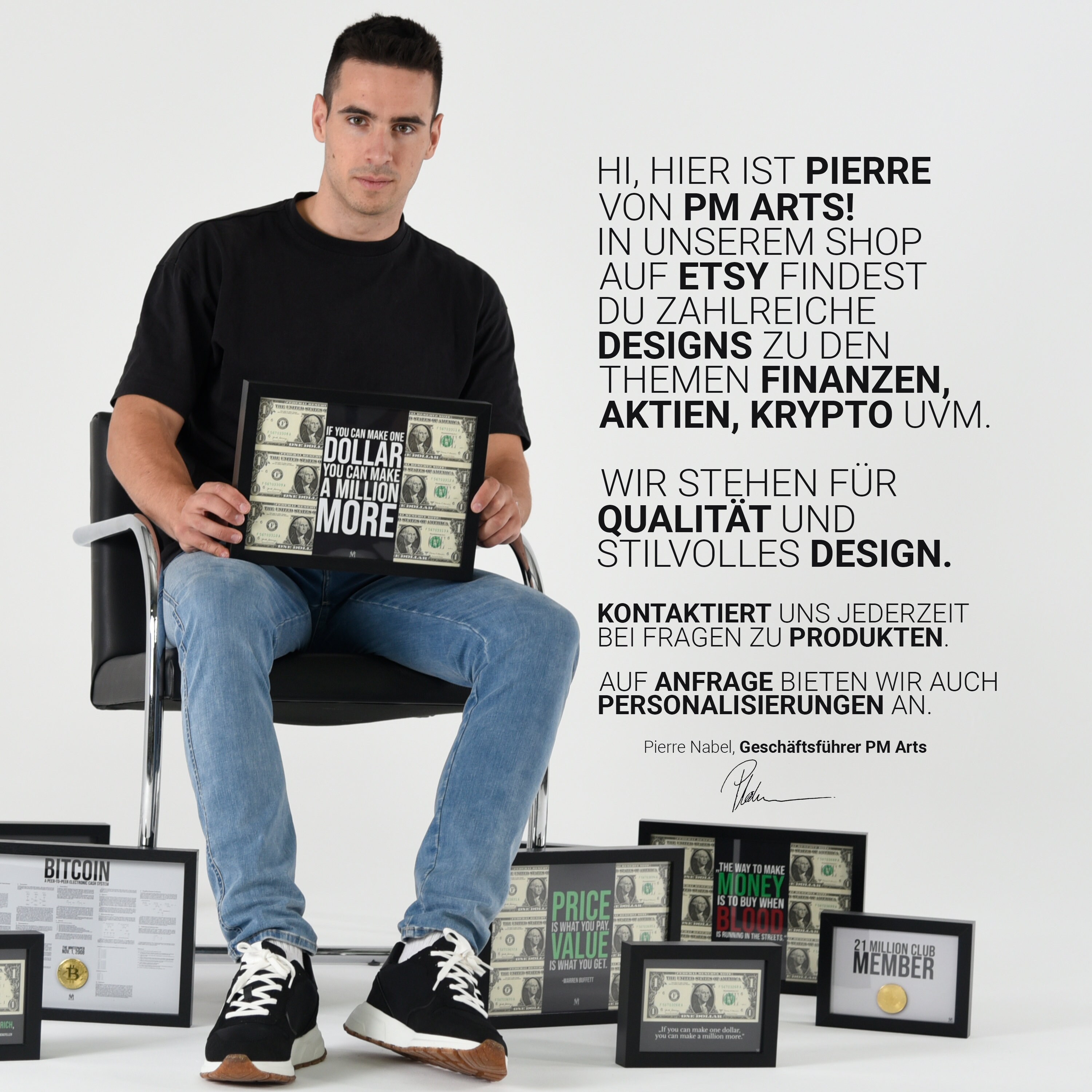 21 Millionen Club Bitcoin Bild Schwarzer Rahmen Bitcoin Geschenk - Etsy.de