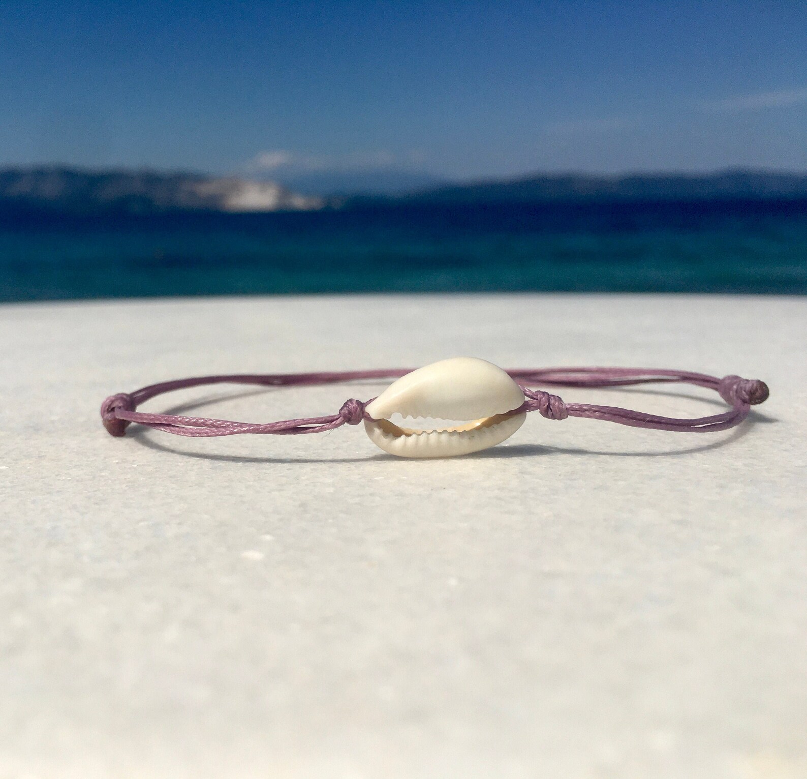 Mens anklet surfer sea shell anklets men cowrie shell anklets Etsy