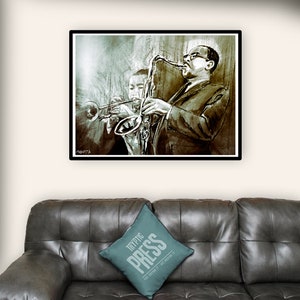 Players - Jazz Series - Art Print - Poster - Wall Décor