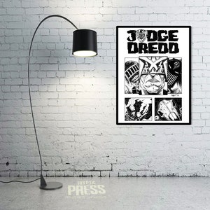 Judge Dredd - Pop Culture Series - Art Print - Poster - Wall Décor