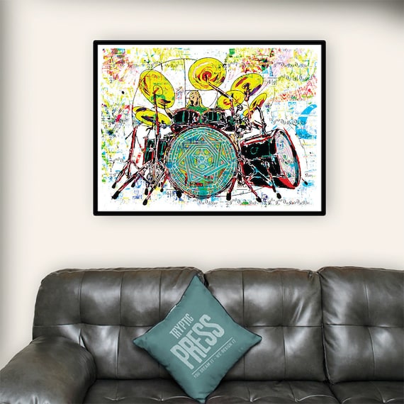 Danny Carey Musician Series Drummer Art Print Poster | Etsy