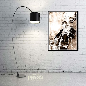 Charles Mingus - Jazz Series - Bass - Art Print - Poster - Wall Décor