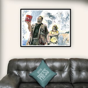The Big Lebowski - Pop Culture Series - The Dude - Art Print - Poster - Wall Décor