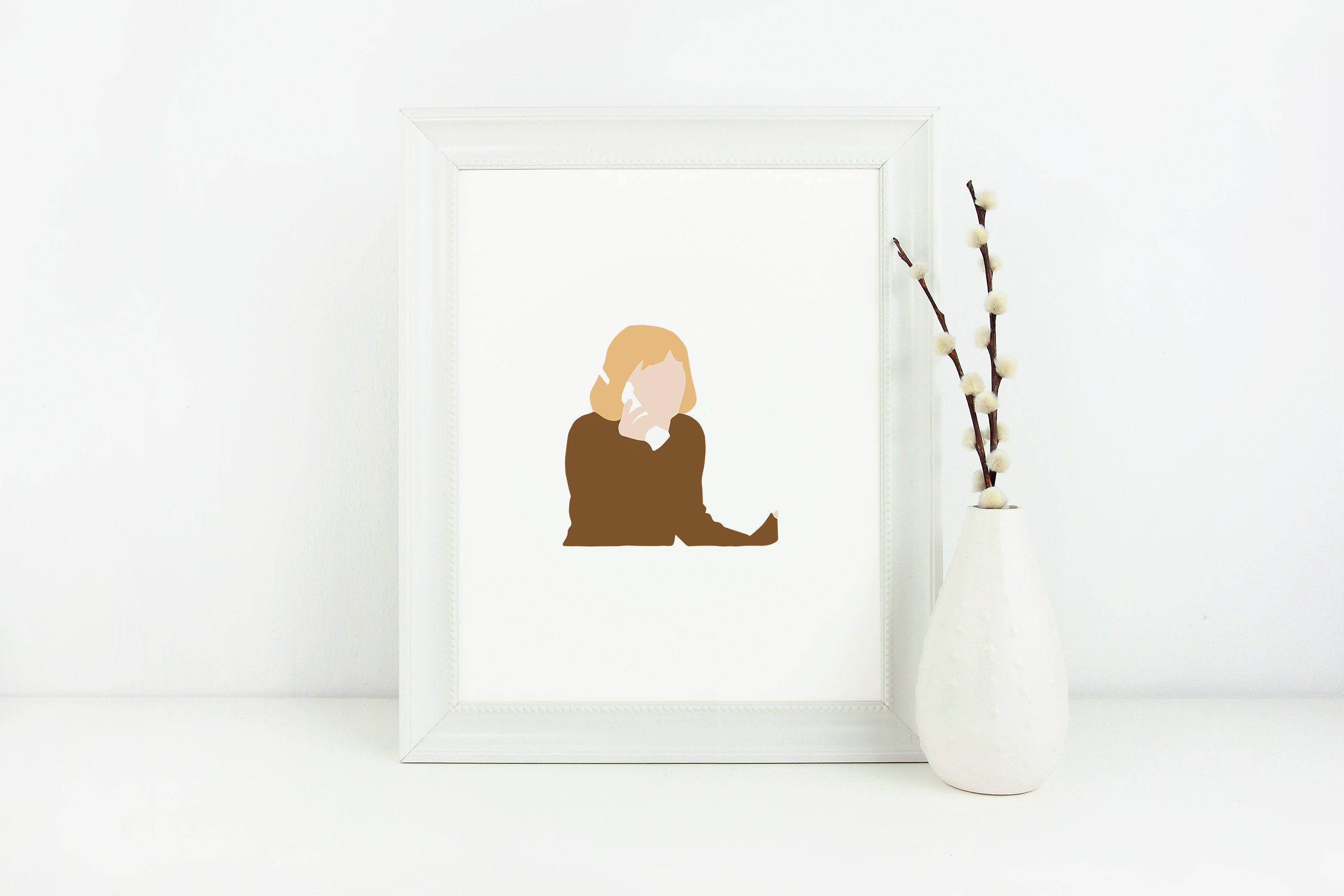 Scream casey becker outline/silhouette svg, halloween svg, scream ...