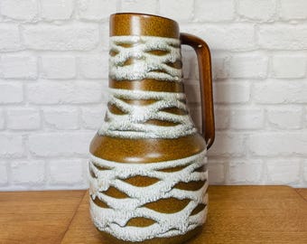 シューリッヒ花瓶、ヴィンテージフロア花瓶、70年代のセラミック花瓶