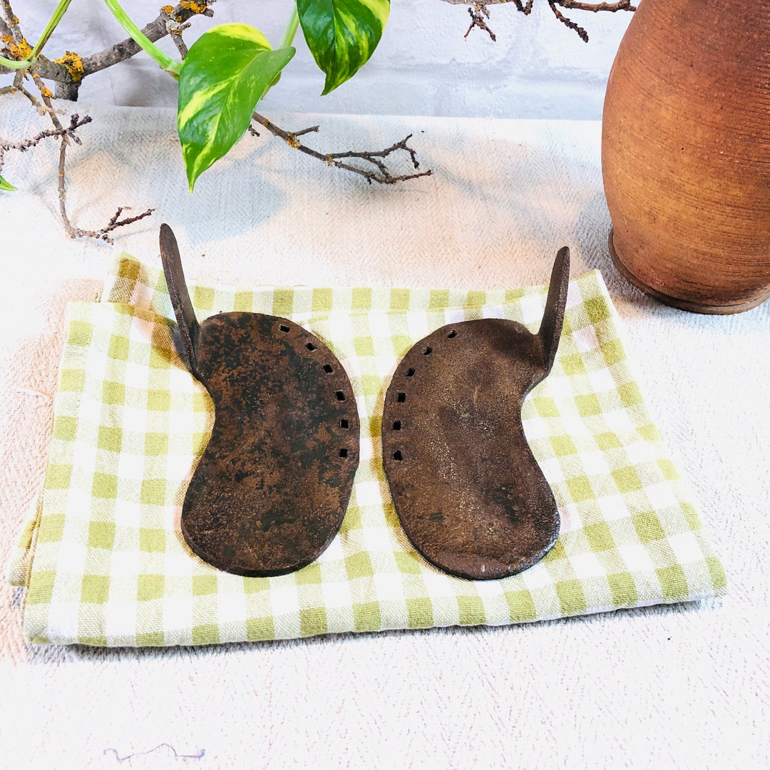 Old Hoof Irons Fittings for Oxen Unusual Coat Hooks Etsy