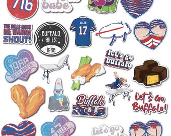Buffalo NY Stickers and Magnets, Bills Mafia Stickers and Magnets