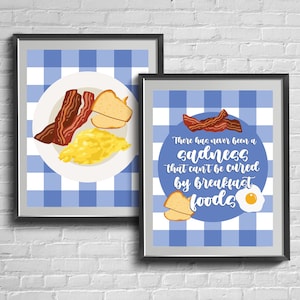 Ron Swanson Breakfast Illustration - Parks and Recreation