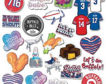 Buffalo NY Stickers and Magnets, Bills Mafia Stickers and Magnets