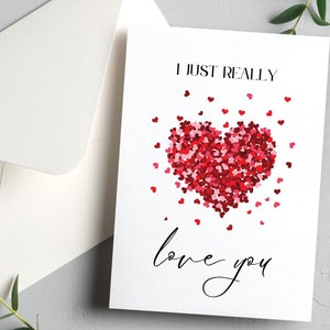 Verjaardagskaart | Romantische verjaardagskaart voor vriend, man, vriendin, vrouw verjaardag | Valentijnsdag wenskaart