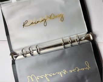 Personalised A5 Budget Binder, Cash Envelope Organiser