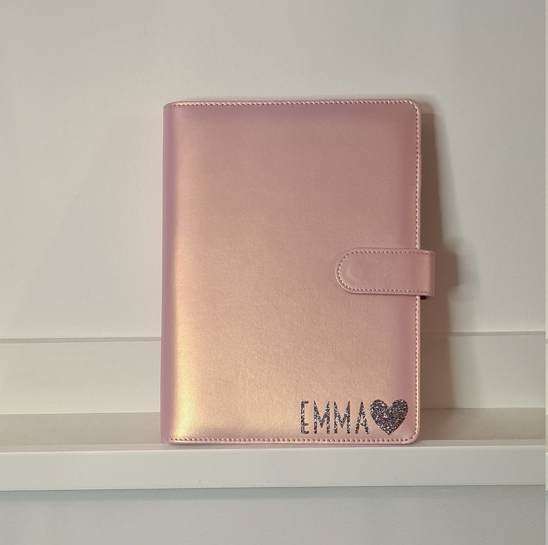 Personalised A5 Organiser Ring Binder PU Leather Personal Etsy