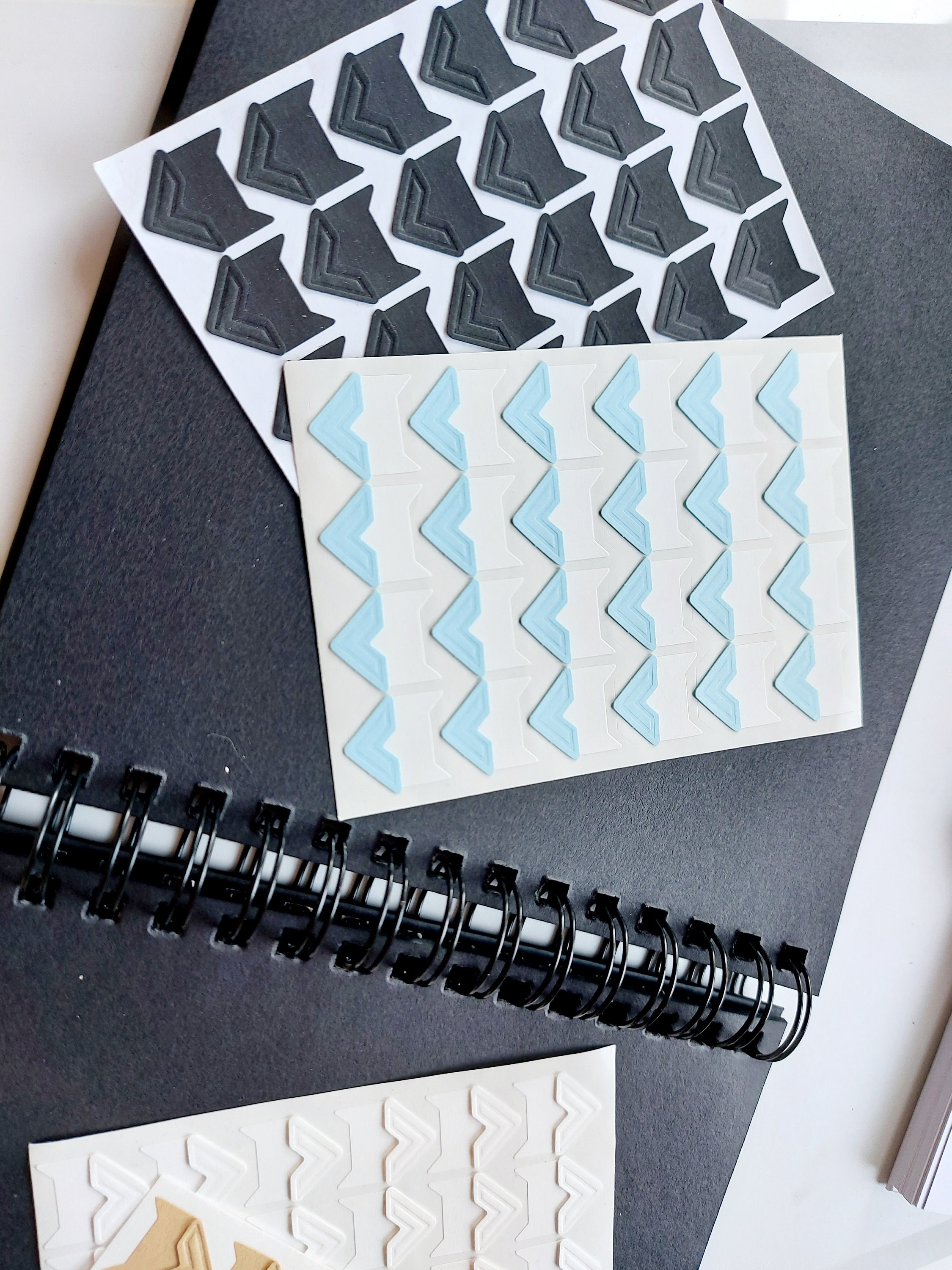 Scrapbook picture corner stickers Corner holder to remove Etsy