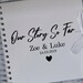 Personalised Couples Scrapbook 8x8 Inches | Wedding Anniversary, Birthday or Christmas gifts | For Couples & Friends Memories