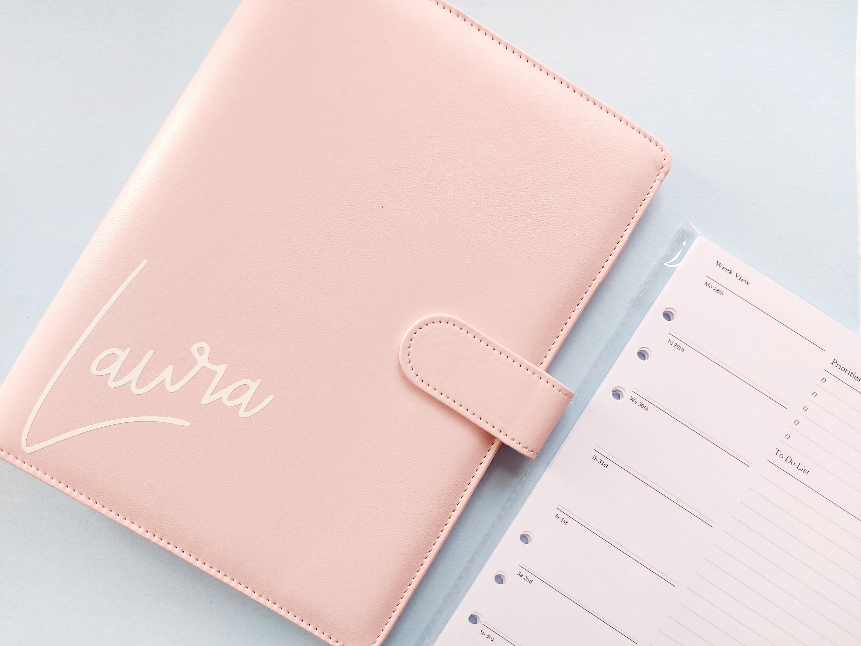 Personalised Signature A5 Filofax Organiser Ring Binder PU Etsy