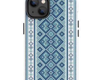 Ukrainian Vyshyvanka Tough Phone case - Boho Phone Case, iPhone 16 - iPhone 15- iPhone 14 - iPhone 13, iPhone 12 - Samsung Galaxy Case