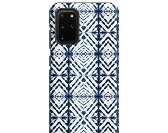 Japanese Shibori Phone Case: Indigo Tie Dye Art