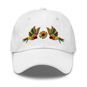 Mexican Otomi Embroidered Dad Hat, Mexican Gifts - Men, Women