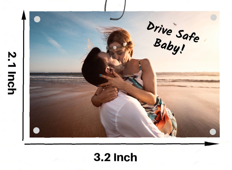 Hanging Car Photo Frames Rearview Mirror Hanging Accessory Etsy