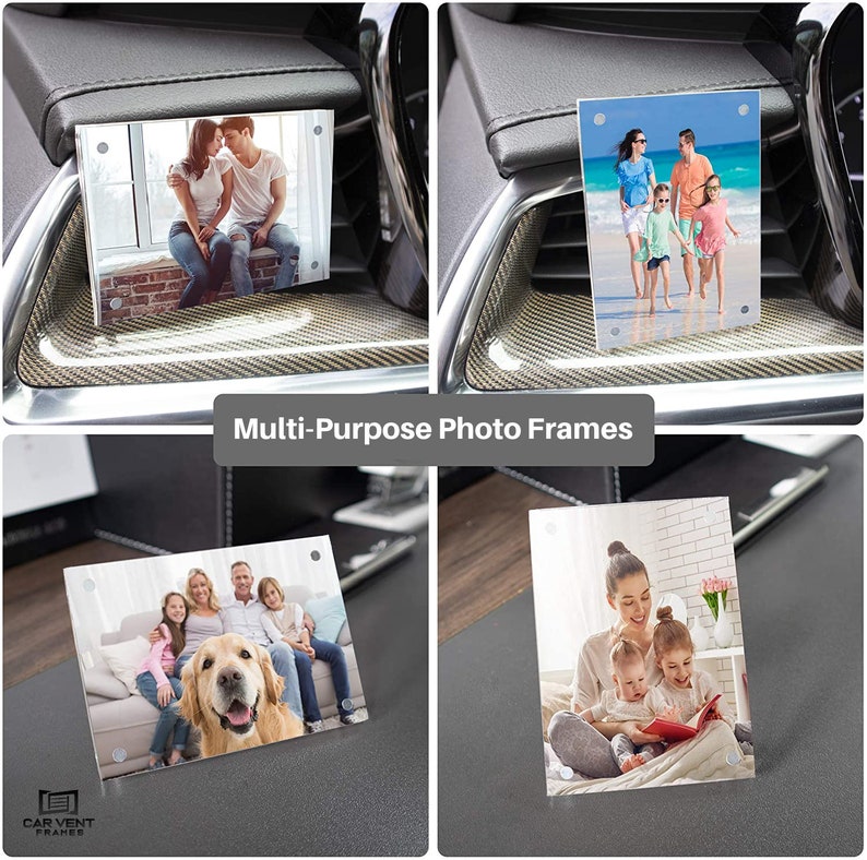 Personalized Car Photo Frame Accessory 2x3 Inch Frame With Etsy