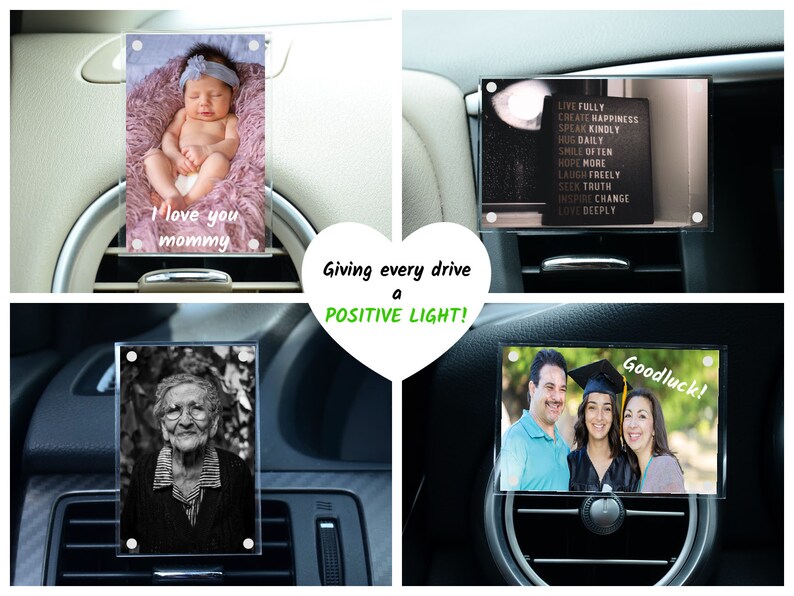 Personalized Car Photo Frame Accessory 2x3 Inch Frame With Etsy