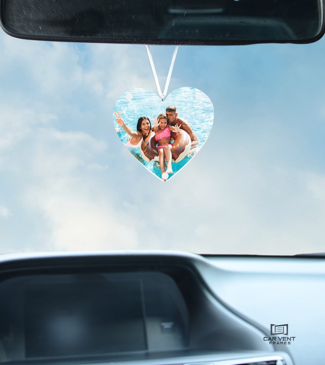 Hanging Car Photo Frames, Rearview Mirror Hanging Accessory, Car Decor