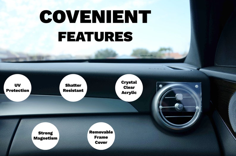 Personalized Car Photo Frame Accessory 2x3 Inch Frame With Etsy