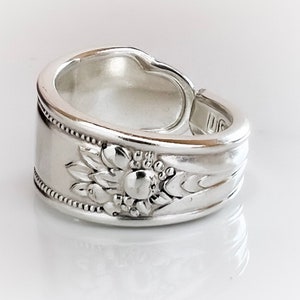Spoon Ring • The "Hiawatha" Spoon Ring • 1937 • Handmade from Authentic, Vintage Silverware