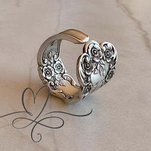 Buttercup Sterling Silver Spoon Ring • 1899 • Authentic and rare