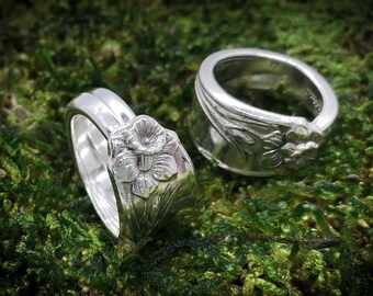 Spoon Ring • The "Daffodil" Spoon Ring • 1950 • Handmade from Authentic, Vintage Silverware