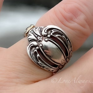 Ships out September 3  • Spoon Ring • The &quot;Grand Heritage&quot; Spoon Ring • 1976 • Handmade from Authentic, Vintage Silverware