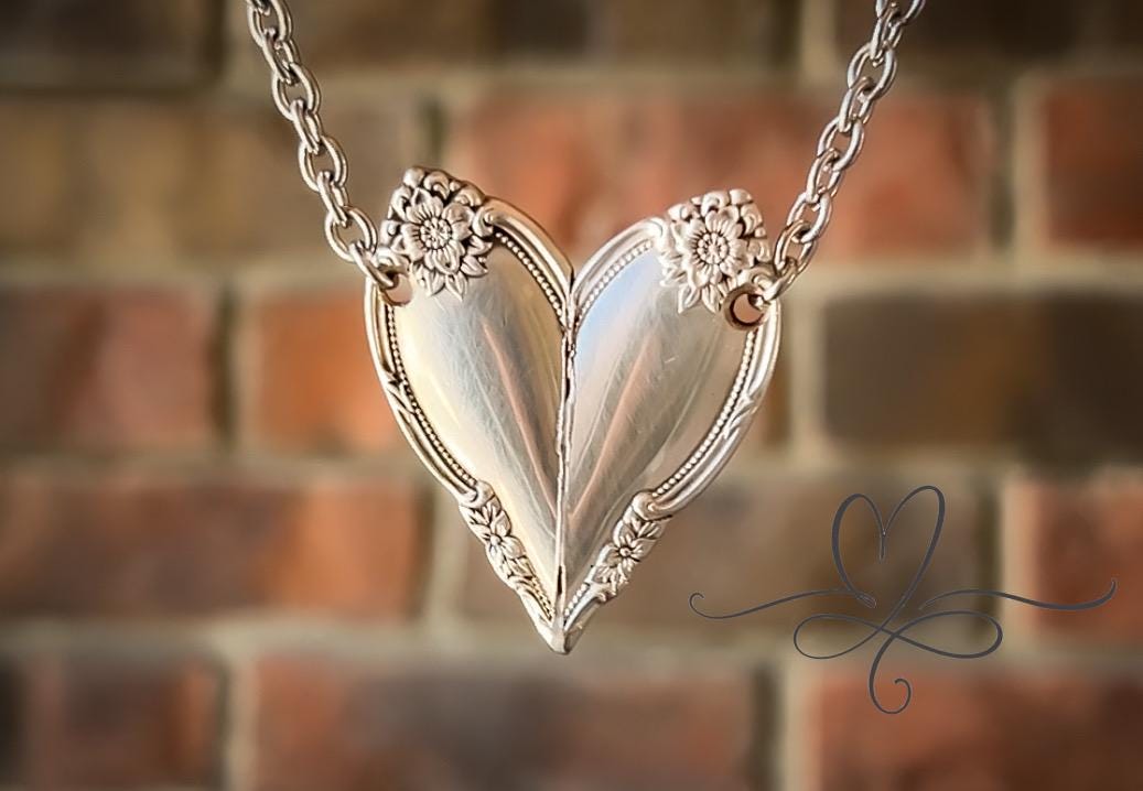 ★VINTAGE HOLLYWOOD★ l heart necklace_VH2435NE012M Soldered Heart Necklace • the